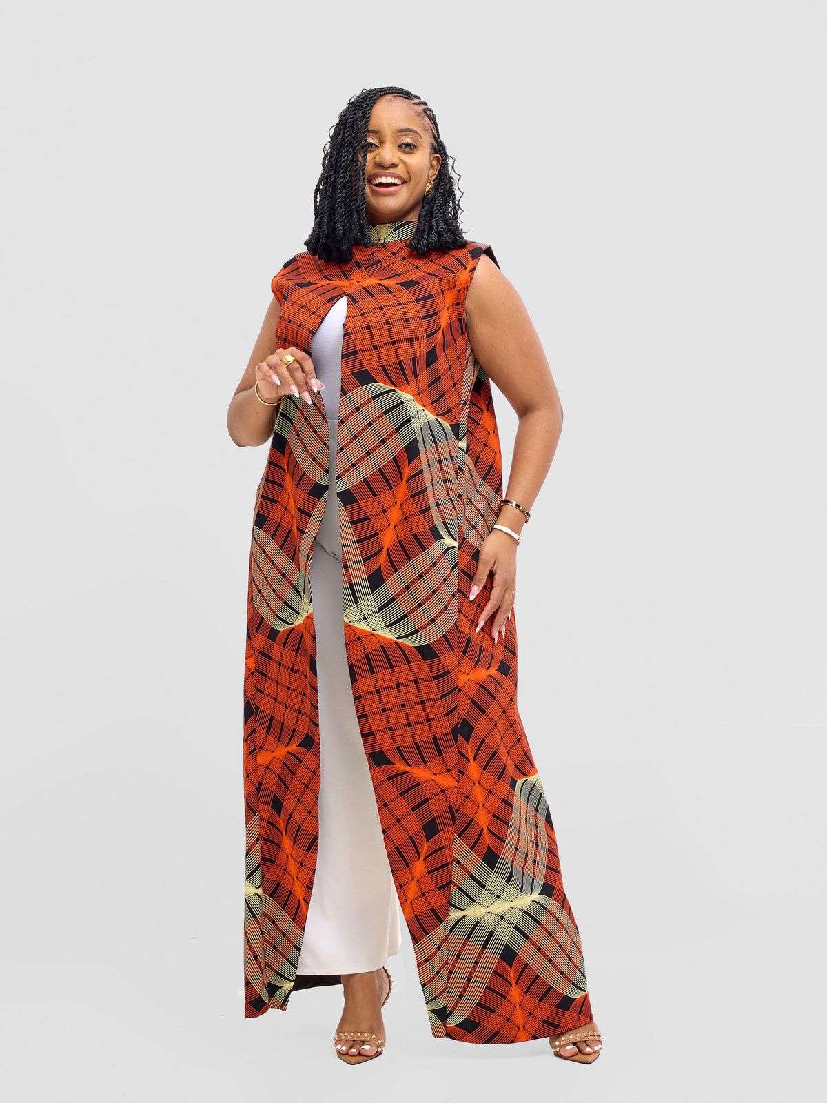 Regal Flow Kimono - Multicolored