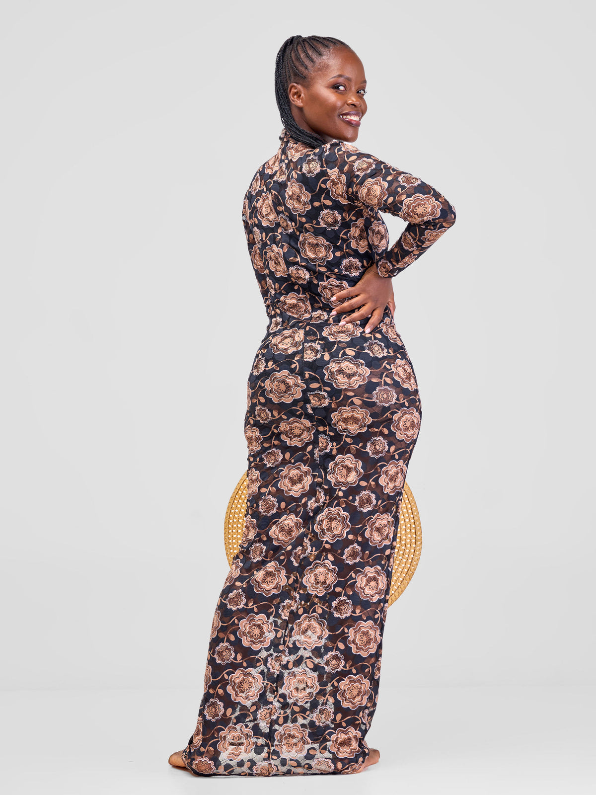 Strictly Beachly Lace - Floral Brown