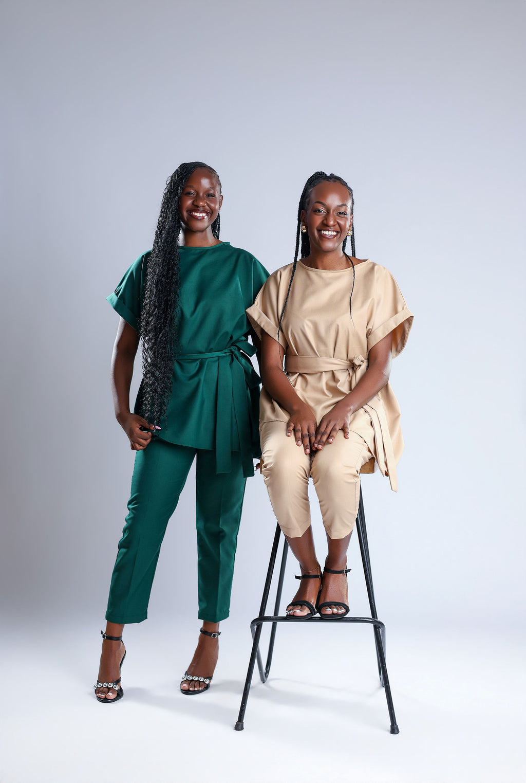 Asymmetric Monolith Set - Savannah Green