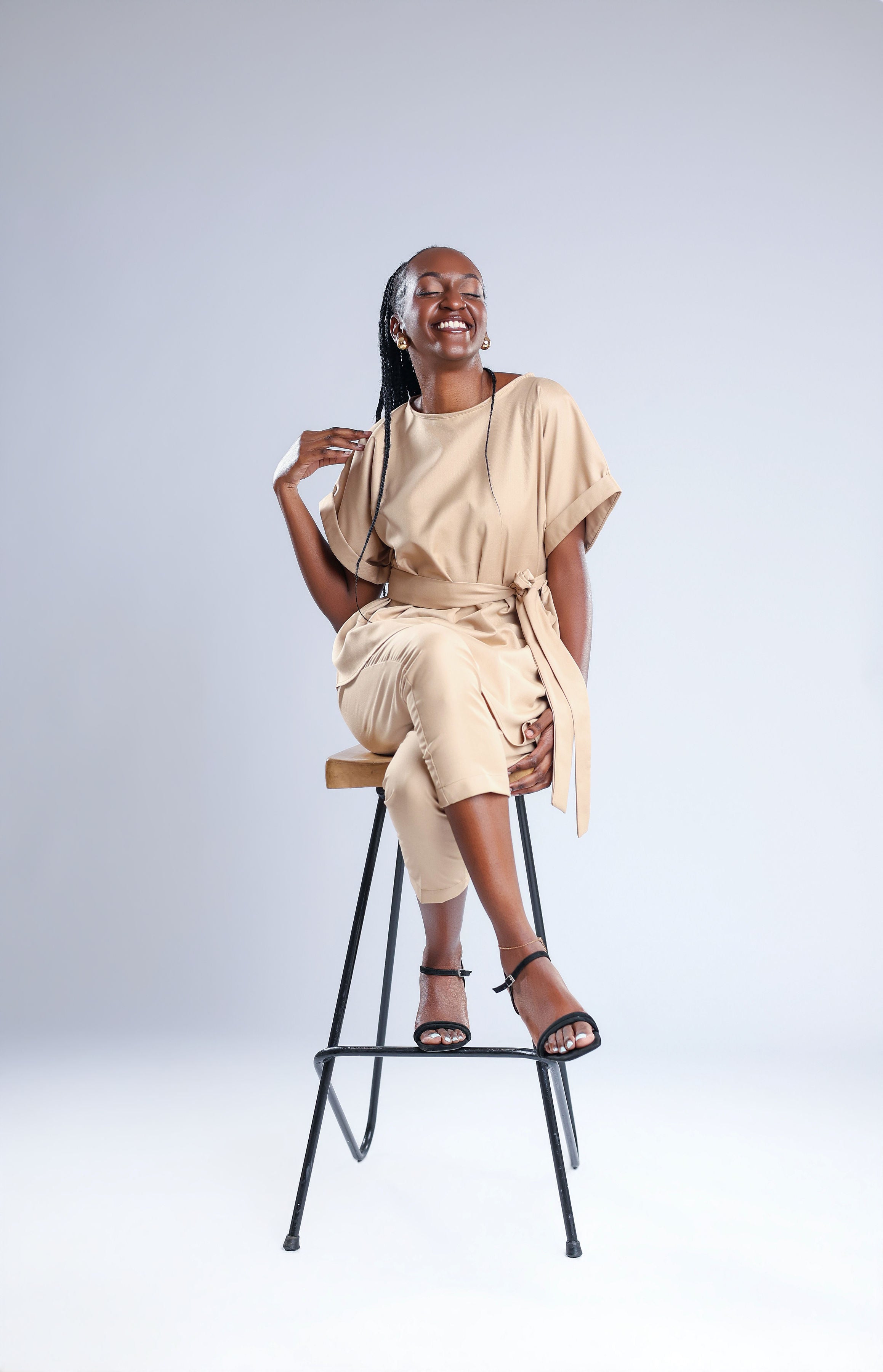Asymmetric Monolith Set - Sahara Beige