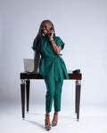 Asymmetric Monolith Set - Savannah Green