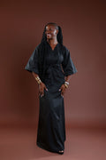 Origami Kimono Maxi - Pitch Black