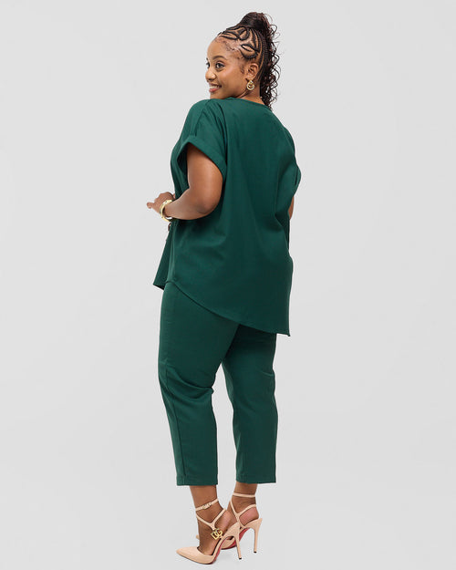 Asymmetric Monolith Set - Savannah Green