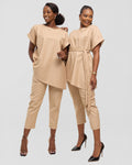 Asymmetric Monolith Set - Sahara Beige