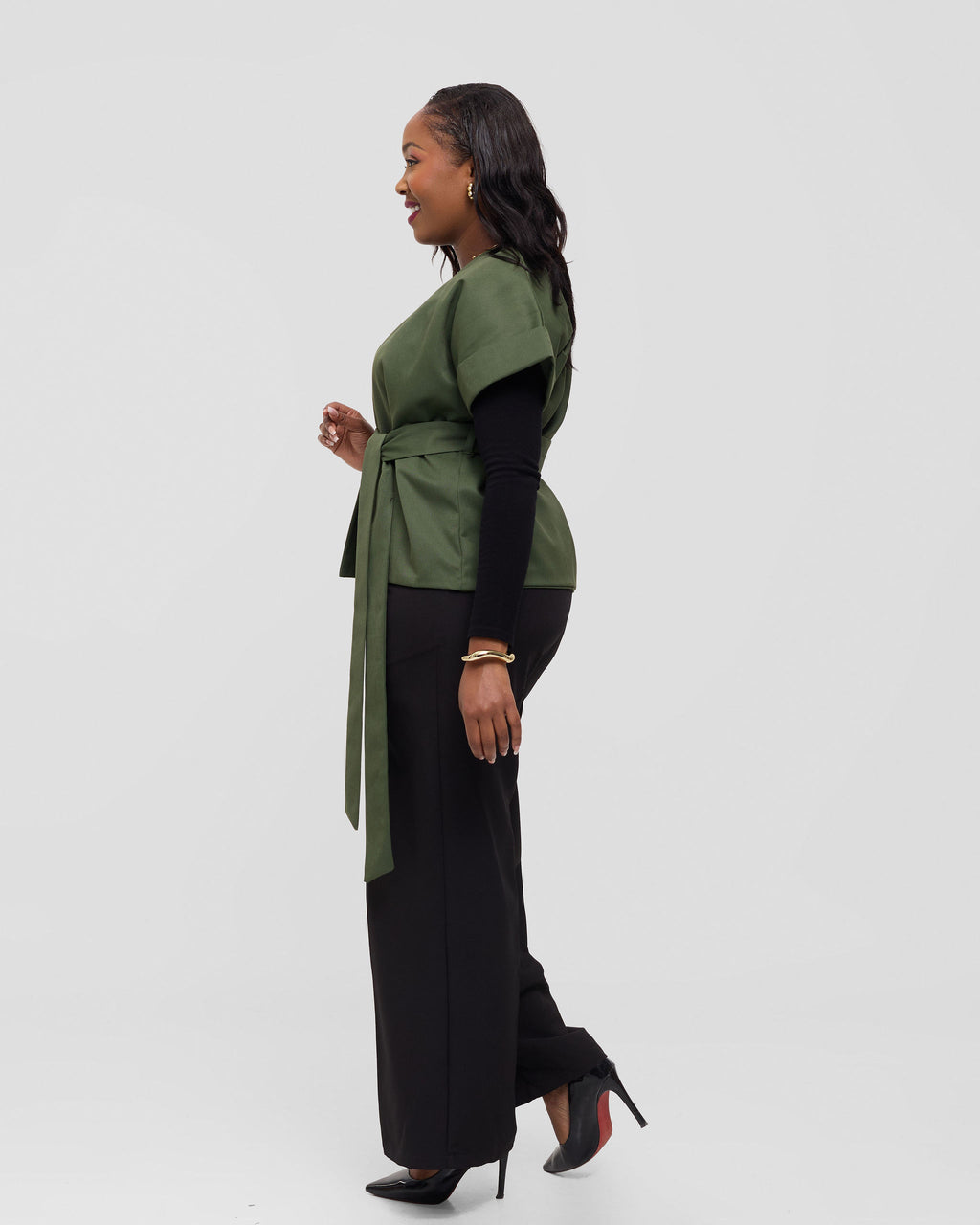 Stratum Wrap Jacket - Kenia Olive