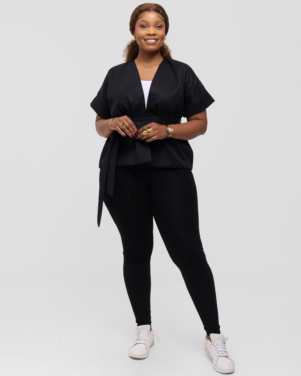 Stratum Wrap Jacket - Onyx Black