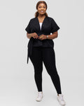 Stratum Wrap Jacket - Onyx Black