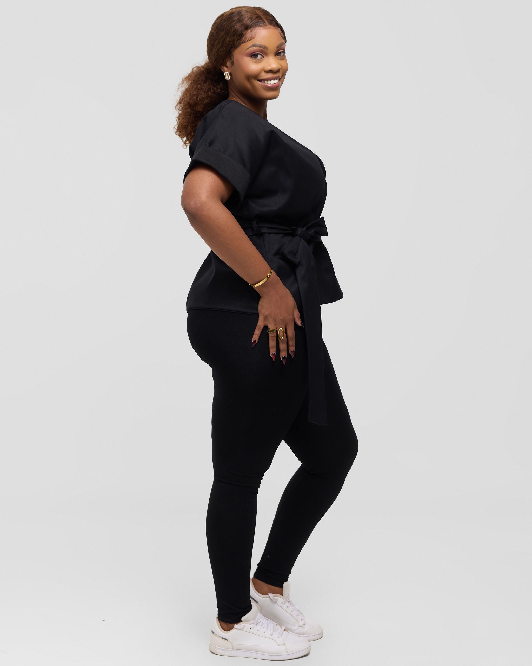 Stratum Wrap Jacket - Onyx Black