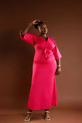 Origami Kimono Maxi - Viceroy-Hibiscus Pink
